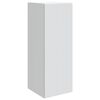 vidaXL Prie sienos montuojama spinta Balta 33 x 34,5 x 90 cm
