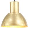 vidaXL Pakabinamas &scaron;viestuvas, žalvario, 28,5cm, 25W, apskritas, E27