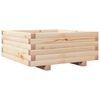 vidaXL Sodo lovelis, 60x60x26,5cm, pu&scaron;ies medienos masyvas