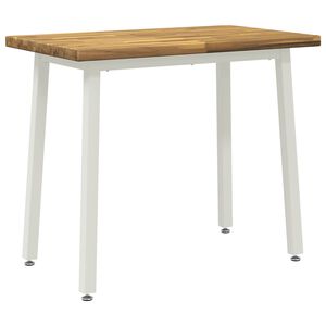 vidaXL Kvadratinis valgomojo stalas 90 x 55 x 75 cm