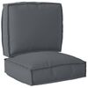vidaXL Pallet pagalvių rinkinys 2 pcs Antracitas Oksfordo audinys