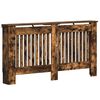 vidaXL Radiatoriaus dangtis Dūminio ąžuolo 152 x 19 x 81,5 cm