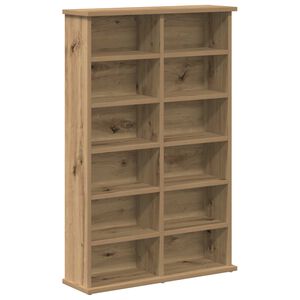vidaXL CD spinta Artisano ąžuolo 60 x 17 x 92 cm Apdirbta mediena