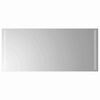 vidaXL LED vonios veidrodis Skaidrus 90 x 40 cm grūdintas stiklas