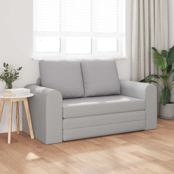 vidaXL Sofa lova 60cm Debesų pilka audinys
