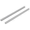 vidaXL Vijakų strypai 2 vnt. Sidabro M6 x 120 mm Metalas