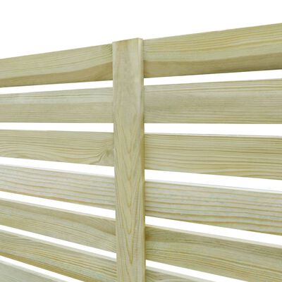 vidaXL Sodo tvoros plokštė, impregnuota pušies mediena, 180x180cm