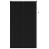 vidaXL Venecijos žaliuzės Juodas 213 x 110 cm 25 mm PVC