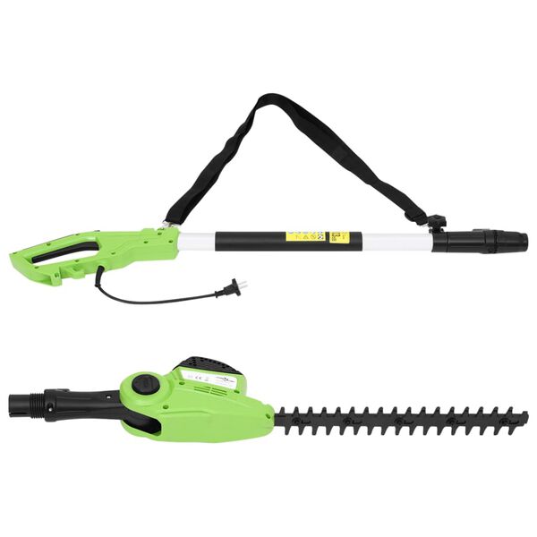 vidaXL Elektrinės teleskopinės stiebinės gyvatvorių žirklės, 41cm