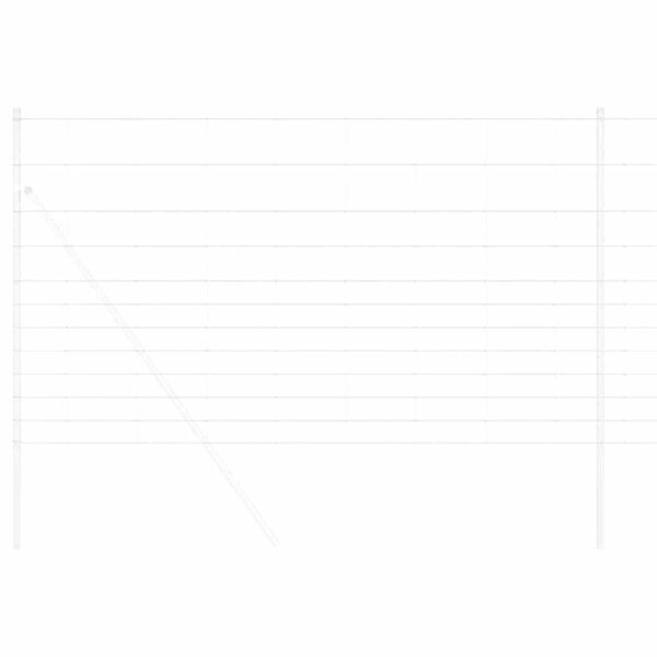 vidaXL Ganyklų tvora Sidabro 25 x 1.4 m Galvanizuotas plienas