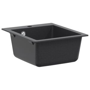 vidaXL Virtuvinė kriauklė su vienu dubeniu Granitas 42.5 x 50 x 31 cm