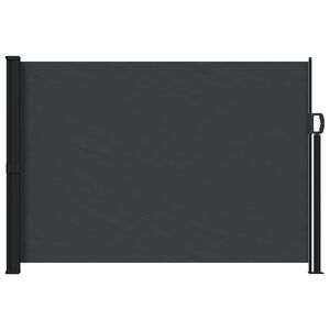 vidaXL I&scaron;traukiama &scaron;oninė užuolaida Juoda 300 x 170 cm Poliesteris