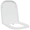 vidaXL Tualeto sėdynė Balta 47,5 x 35 x 3,6 cm Duroplastas