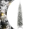 vidaXL Dirbtinė Kalėdų eglutė Žalia 240 cm PVC, plienas ir plastikas
