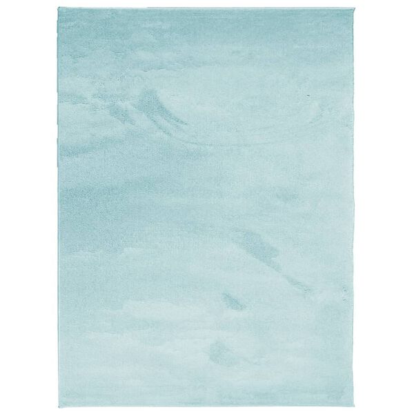 vidaXL Kilimas OVIEDO, žalios spalvos, 240x340cm, trumpi &scaron;ereliai