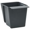 vidaXL Gėlių dėžės Euro paletėms 12 pcs Pilka 13,5 x 9 x 9,5 cm