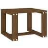 vidaXL &Scaron;oninis sodo staliukas, medaus rudas, 40x38x28,5cm, pu&scaron;is