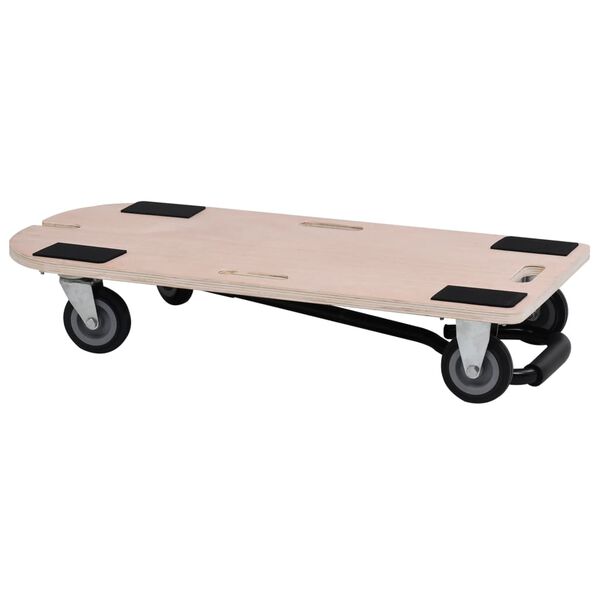 vidaXL Vežimėlis su 4 ratais ir rankena, 250kg