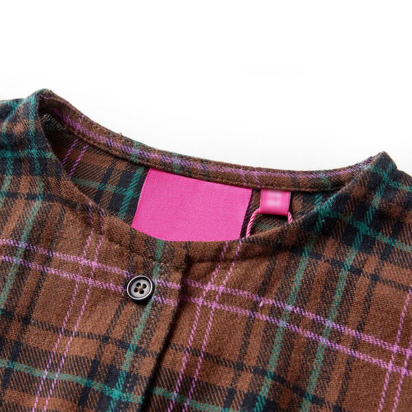 Vaikiška suknelė ilgomis rankovėmis, smėlio spalvos, 140 dydžio