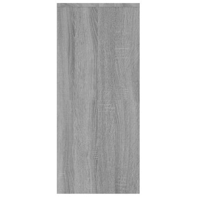 vidaXL Šoninė spintelė, pilkos ąžuolo spalvos, 102x33x75cm, MDP