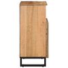 vidaXL &Scaron;oninė spintelė, 60x34x75cm, neapdorotos mango medienos masyvas