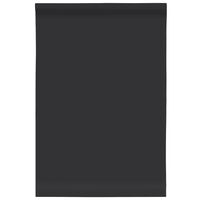 vidaXL Baldų lipdukas, juodas, 90x500cm, PVC, lipnus, matinis