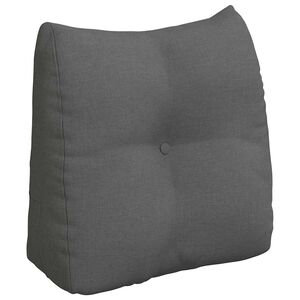 vidaXL Apsaugos Pagalvė Tamsiai pilka 45 x 24 x 50 cm audinys