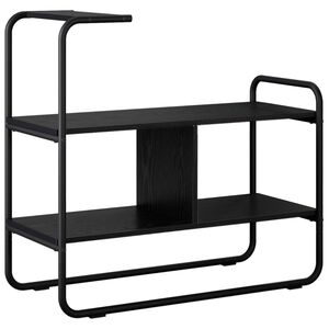 vidaXL Konsolinis stalas Juodojo ąžuolo 80 x 35 x 75 cm