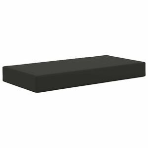 vidaXL Lauko Sėdimosios Pagalvė 100% poliesteris Juoda 80 x 40 x 8 cm