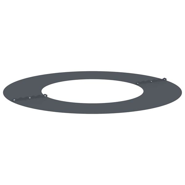 vidaXL tinkamas plok&scaron;tiems medžio žiedams 5 pcs Antracitas &Oslash;40 / 70 cm