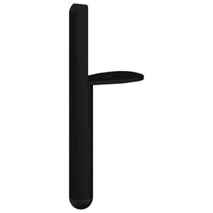 vidaXL Baldų kojelės 2 pcs Juoda 0 Geležis