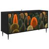 vidaXL Televizoriaus spintelė ZAANDAM 102 x 33 x 51 cm Juodojo ąžuolo