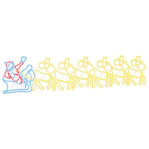 vidaXL LED Kalėdų Dekoracija Įvairiaspalvis 69 x 79 cm PVC