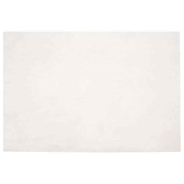 vidaXL Dirbtinio triu&scaron;io kailio kilimas Olite Kreminė 140 x 200 cm