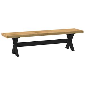 vidaXL Valgomojo suoliukas, NOAIN, 180x40x45cm, medienos masyvas