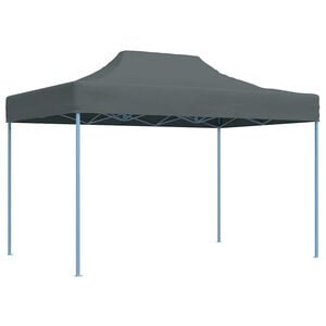 vidaXL Sulankstoma proginė palapinė, antracito spalvos, 3x4m, plienas
