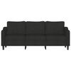 vidaXL Trivietė sofa, rudos spalvos, 210cm, audinys