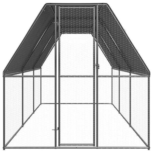 vidaXL Narvas vi&scaron;čiukams, 2x6x2m, galvanizuotas plienas