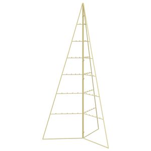vidaXL Metalinis Kalėdų medis KUOPIO 140 cm Plienas Auksinė