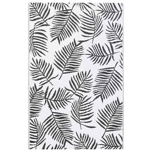 vidaXL Lauko kilimas, ARAKIL baltos ir juodos spalvos, 160x230cm, PP