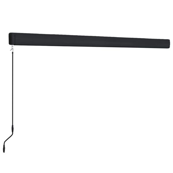 vidaXL Rankiniu būdu i&scaron;traukiama markizė, antracito spalvos, 400x300cm