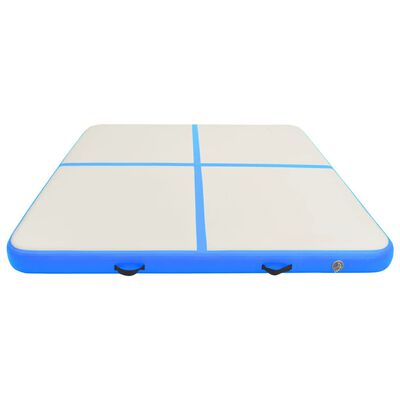 vidaXL Pripučiamas gimnastikos kilimėlis, mėlynas, 200x200x20cm, PVC