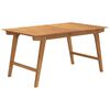 vidaXL Sodo stalas, 150x90x75cm, akacijos medienos masyvas