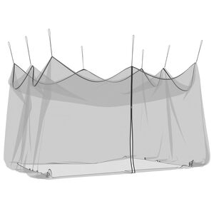 vidaXL Sodo uodų tinklas 156 akys Juoda 3 x 4,5 x 2,5 m Poliesteris