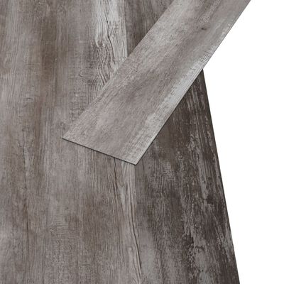 vidaXL Grindų plokštės, matinės rudos, PVC, prilipdomos, 5,02m², 2mm