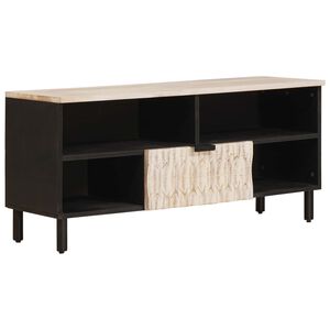 vidaXL Televizoriaus spintelė Baltos skalbimo apdaila 100 x 33 x 46 cm
