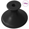 vidaXL Rankena 1461 vnt. Juoda &Oslash;30 mm Aliuminis