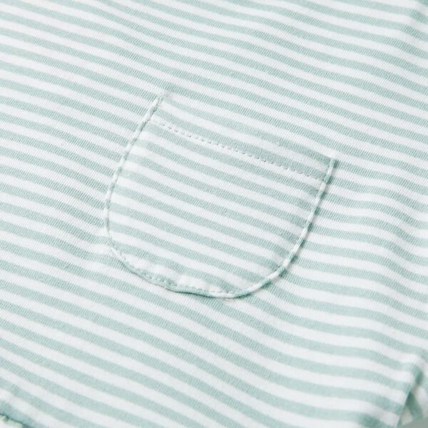 Vaikiška suknelė su raukiniais ant rankovių, mėtinė, 104 dydžio