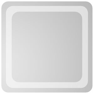 vidaXL Vonios kambario LED veidrodis, 40x40cm