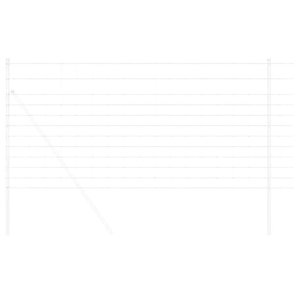 vidaXL Ganyklų tvora Sidabro 50 x 1,2 m Galvanizuotas plienas